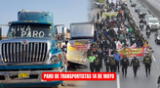 Paro de transportistas 14 de mayo: conoce los detalles de lo que será