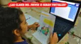 El Minedu dio a conocer que las clases del jueves 15 se desarrollarán con normalidad.