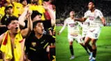 Hinchas de Barcelona arremeten contra Universitario por casi quedar eliminados de Libertadores Hinchas de Barcelona arremeten contra Universitario por casi quedar eliminados de Libertadores
