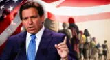 Ron DeSantis anuncia plan migratorio en Florida. Ron DeSantis anuncia plan migratorio en Florida.
