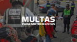 Estas son las multas que afrontarán motociclistas de incumplir con normativa. Estas son las multas que afrontarán motociclistas de incumplir con normativa.