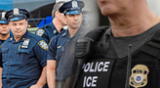 En algunas situaciones, la policía local en EE. UU. colabora con agentes del ICE. En algunas situaciones, la policía local en EE. UU. colabora con agentes del ICE.