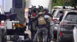 Un hombre atacó a varias personas que marchaban en favor de los rehenes de Hamás.