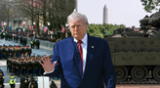 Donald Trump logra concretar su deseo de realizar un desfile militar en el día de su cumpleaños. Donald Trump logra concretar su deseo de realizar un desfile militar en el día de su cumpleaños.