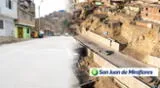 San Juan de Miraflores: consulta sobre la renovación de la vía