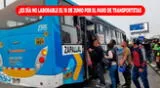 El Estado peruano no ha declarado día no laborable el 18 de junio.