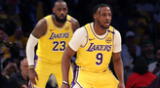 Bronny James respondió al rumo de su vinculación con los Lakers.
