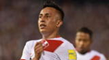 Christian Cueva sorprendió a los hinchas de la selección peruana.