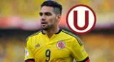 Radamel Falcao sonó como opción en Universitario.