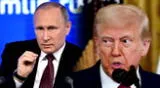 Trump pidió paz en Ucrania, pero Putin se negó.
