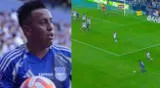 Christian Cueva sorprende con gran pase para el gol de Emelec. Christian Cueva sorprende con gran pase para el gol de Emelec.