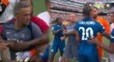 Luis Enrique, DT del PSG, golpeó a Joao Pedro de Chelsea. Luis Enrique, DT del PSG, golpeó a Joao Pedro de Chelsea.
