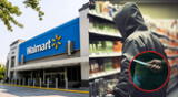 Criminal apuntó con arma punzocortante a policía en Walmart. Criminal apuntó con arma punzocortante a policía en Walmart.