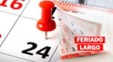 Feriado largo 24 y 25 de julio para el Perú