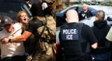 Agencias federales de migración que forman parte de las redadas. Agencias federales de migración que forman parte de las redadas.