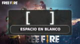 Coloca un espacio en blanco en tu nombre de Free Fire.