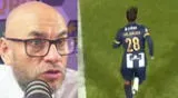 Mr. Peet no dudó en referirse al debut de Alessandro Burlamaqui en Alianza Lima.