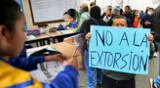 Muchos ciudadanos esperan que suspendan las clases por el paro de transportistas.