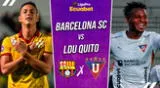 Barcelona SC y LDU de Quito afrontan un partido de infarto por la Liga Ecuabet.