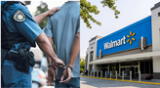 Robo en Walmart termina en detención policial.