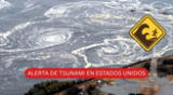 Alerta de tsunami en el país norteamericano.
