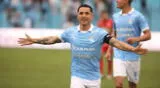 Yoshimar Yotún anotó el 5-0 de Cristal y subió a la tribuna para celebrarlo con su familia Yoshimar Yotún anotó el 5-0 de Cristal y subió a la tribuna para celebrarlo con su familia