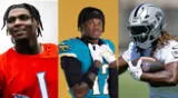 Los tres novatos debutarán en la pretemporada de la NFL.