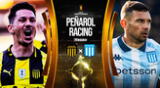 Peñarol vs Racing juegan por los octavos de final de la Copa Libertadores