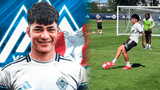 Kenji Cabrera destacó en su primer entrenamiento con Vancouver Whitecaps. Kenji Cabrera destacó en su primer entrenamiento con Vancouver Whitecaps.