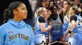 Angel Reese no participó del juego entre las Sun vs. Sky de la WNBA.