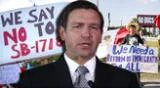 Nuevas leyes migratorias de Ron DeSantis en Florida.