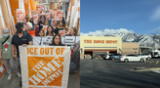 Estacionamientos de Home Depot en California representan un riesgo.