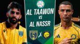 Al Taawon vs Al Nassr de Cristiano Ronaldo debutan en la Liga Saudí.