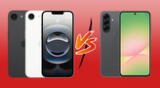 Comparativa entre el iPhone 16e vs Samsung A56 5G. Comparativa entre el iPhone 16e vs Samsung A56 5G.