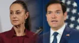 Hubo reunión entre Sheinbaum y Rubio para temas de cooperación bilateral.