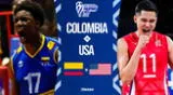 Colombia y Estados Unidos juegan por el Mundial de Vóley Masculino 2025. Colombia y Estados Unidos juegan por el Mundial de Vóley Masculino 2025.