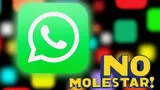 Con el 'Modo No Molestar' podrás evitar recibir notificaciones en WhatsApp por un periodo de tiempo que tú decidas.