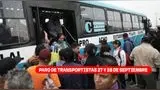Gremios confirman paro de transportistas el 27 y 28 se septiembre.