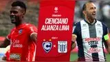Alianza Lima y Cienciano juegan este domingo 28 de septiembre en Cusco