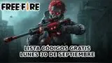 Conoce la lista completa de Codigos Free Fire para este martes 30 de septiembre.