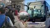 ATU confirmó la suspensión del servicio del Metropolitano por manifestaciones.