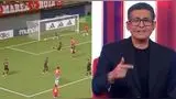 Erick Osores reaccionó durante el partido de Perú vs Chile. Erick Osores reaccionó durante el partido de Perú vs Chile.