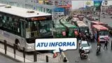 Conoce si la ATU confirmó que el servicio de transporte público funcionará con normalidad. Conoce si la ATU confirmó que el servicio de transporte público funcionará con normalidad.