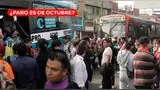 Representantes del gremio de transporte dieron a conocer si participarán de la marcha del 25 de octubre. Representantes del gremio de transporte dieron a conocer si participarán de la marcha del 25 de octubre.