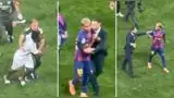 Vinicius y Lamine Yamal casi se van a las manos luego del Clásico Real Madrid vs Barcelona. Vinicius y Lamine Yamal casi se van a las manos luego del Clásico Real Madrid vs Barcelona.