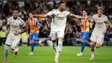 Con doblete de Mbappé, Real Madrid goleó 4-0 a Valencia y es único líder de LaLiga