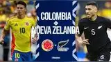 Colombia vs Nueva Zelanda se enfrentarán en un amistoso internacional en Estados Unidos