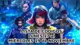 Esta es la lista de códigos de Free Fire para canjear premios desde el lunes 17 de noviembre al miércoles 19 de noviembre del 2025.