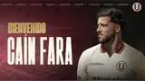 Caín Fara se convirtió en refuerzo de Universitario de Deportes.