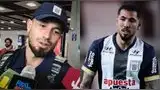 Alan Cantero dio rotundo calificativo a Sergio Peña tras mal rendimiento con Alianza Lima